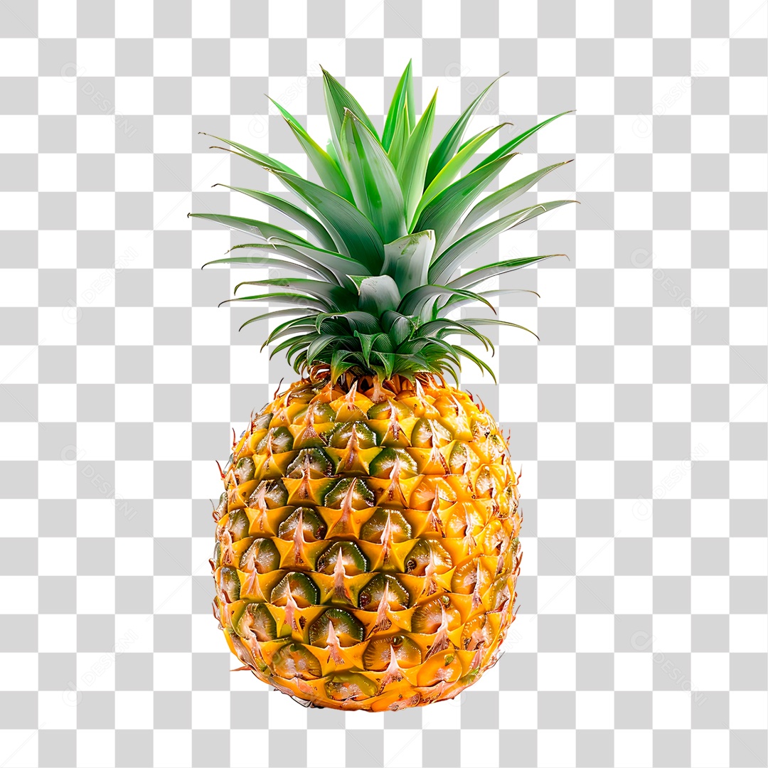 Abacaxi Maduro PNG Transparente
