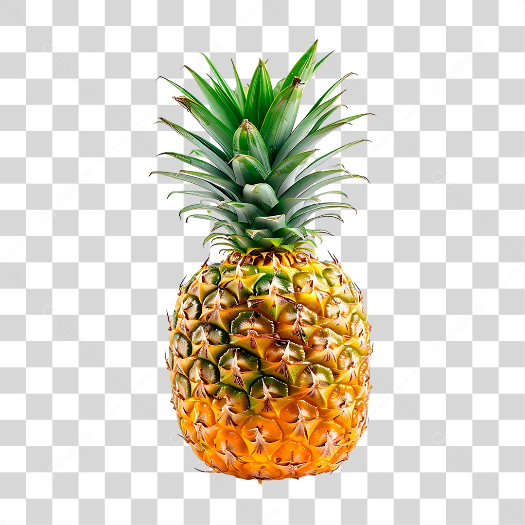 Abacaxi Maduro PNG Transparente