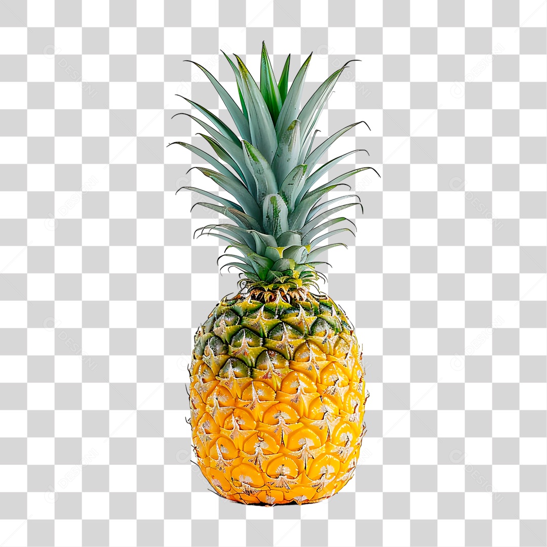 Abacaxi Maduro PNG Transparente
