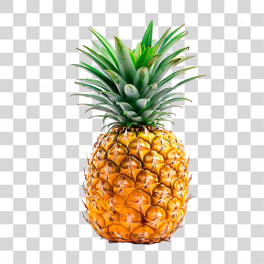 Abacaxi Maduro PNG Transparente
