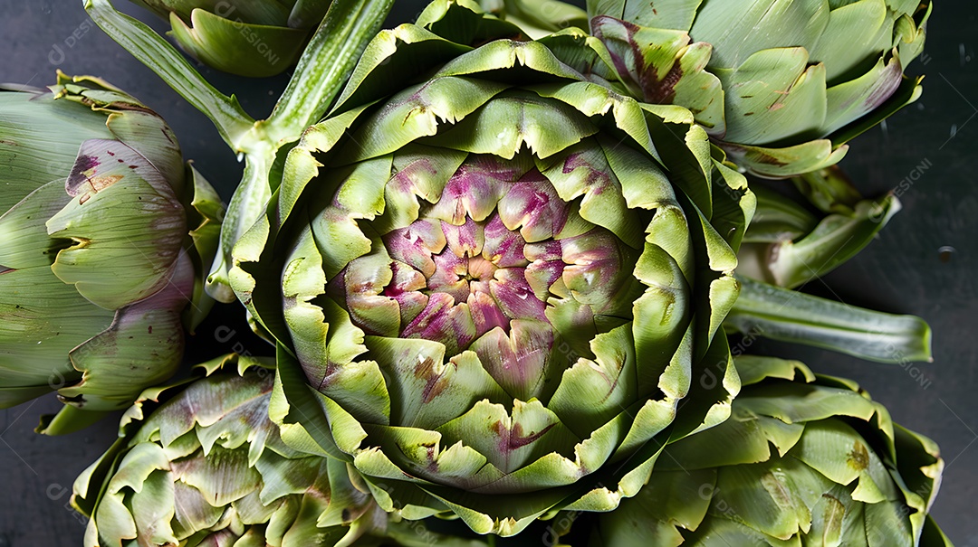 Corações de alcachofra