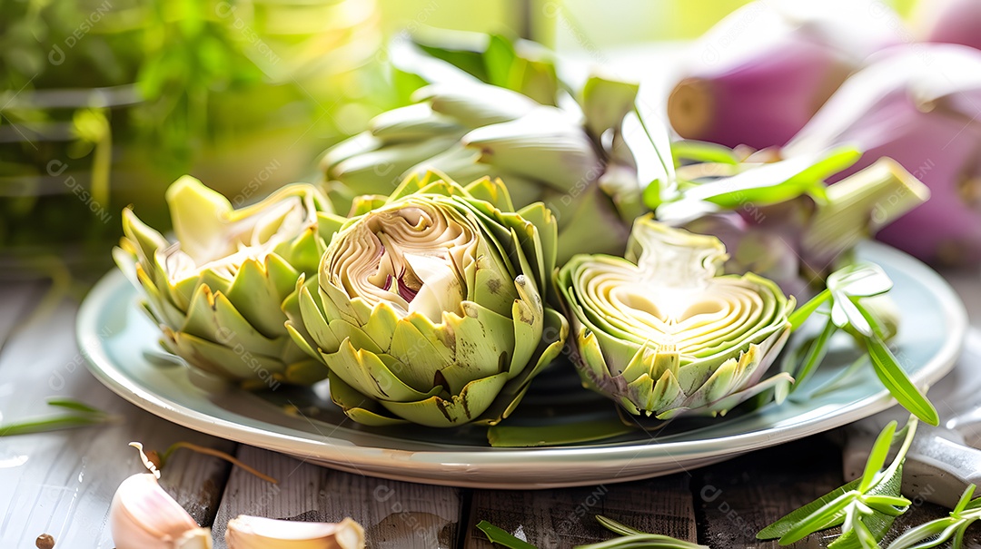 Corações de alcachofra