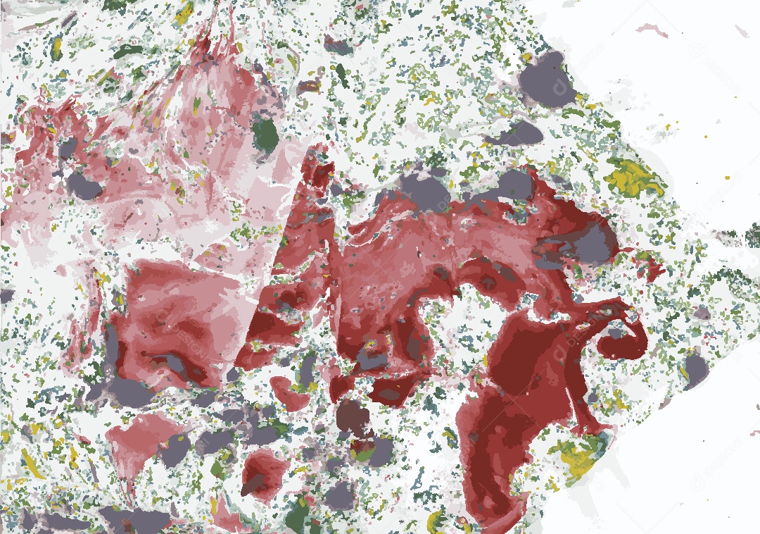 Background de Pintura Abstrata Ilustração Vetor EPS