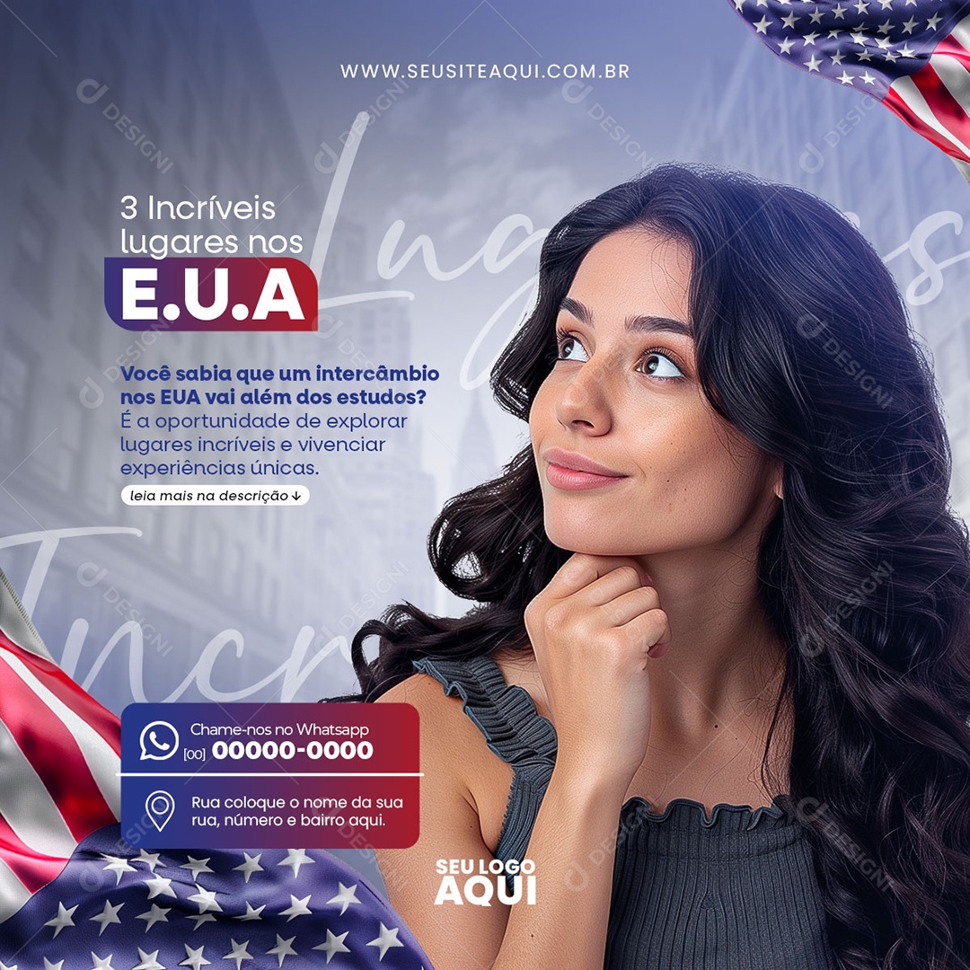 Visa Social Media PSD Editável