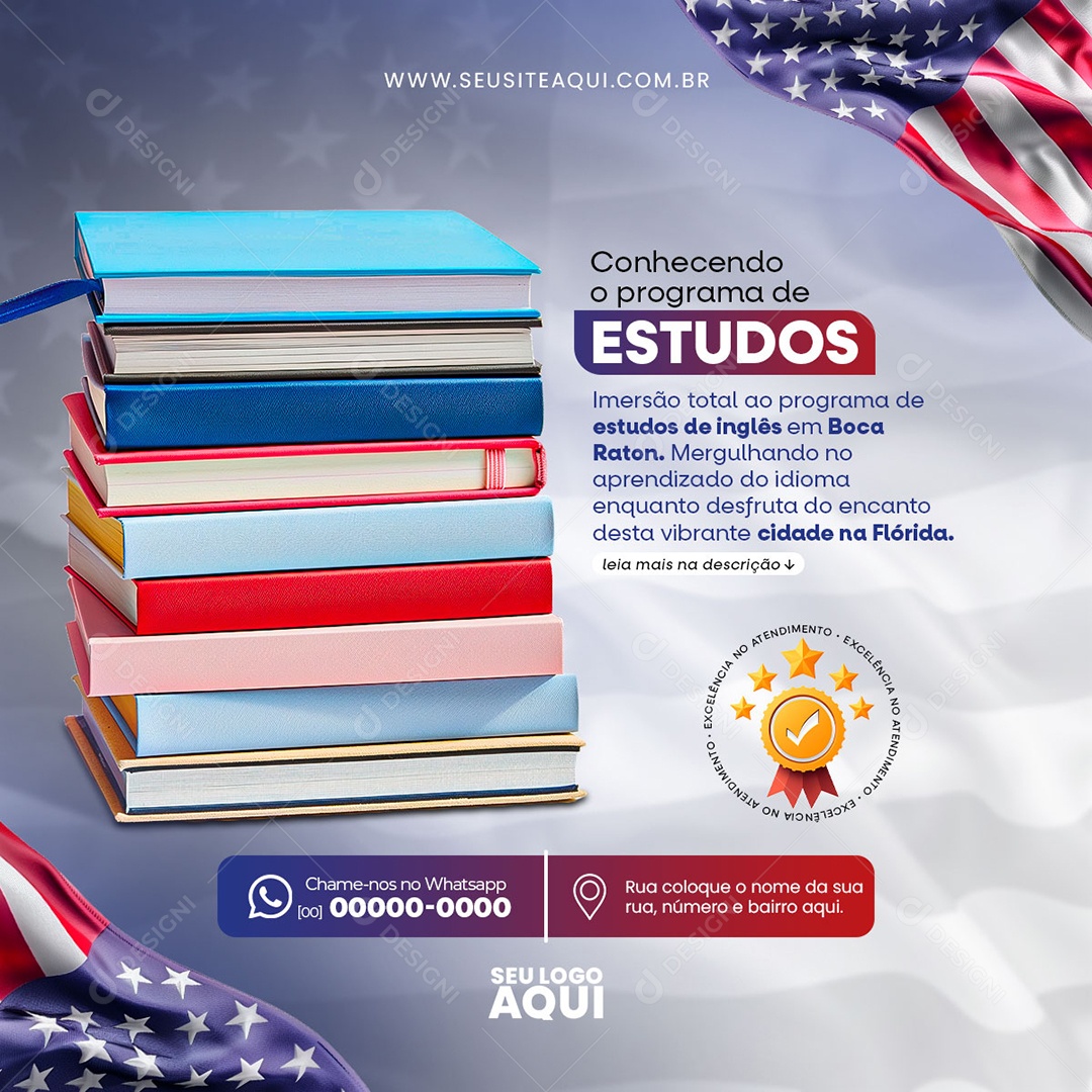 Visa Social Media PSD Editável