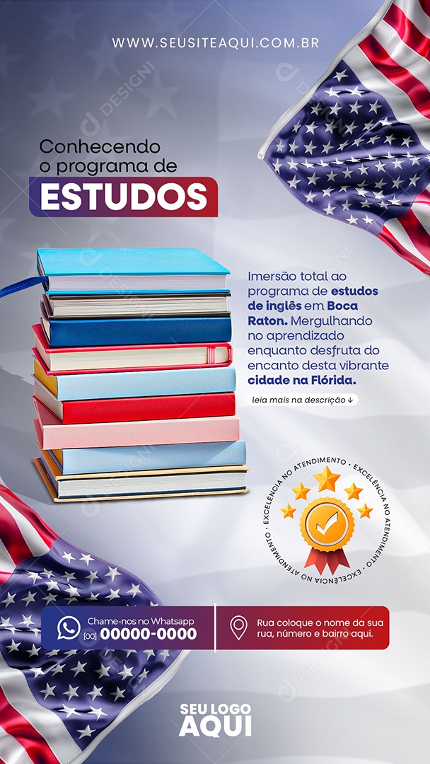 Story Visa Social Media PSD Editável