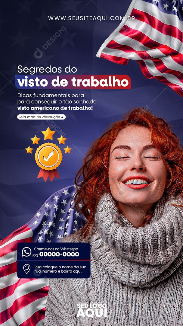 Story Visa Social Media PSD Editável