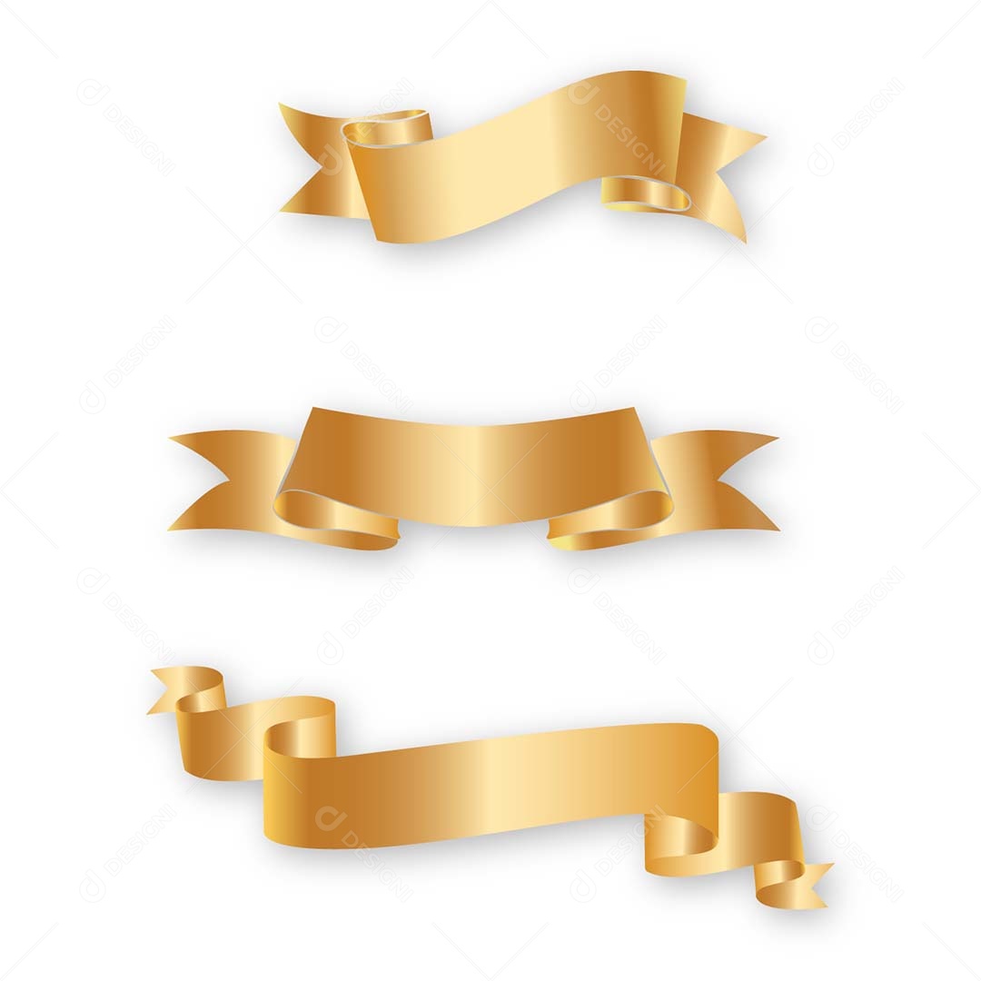 Conjunto de Fitas Douradas AI