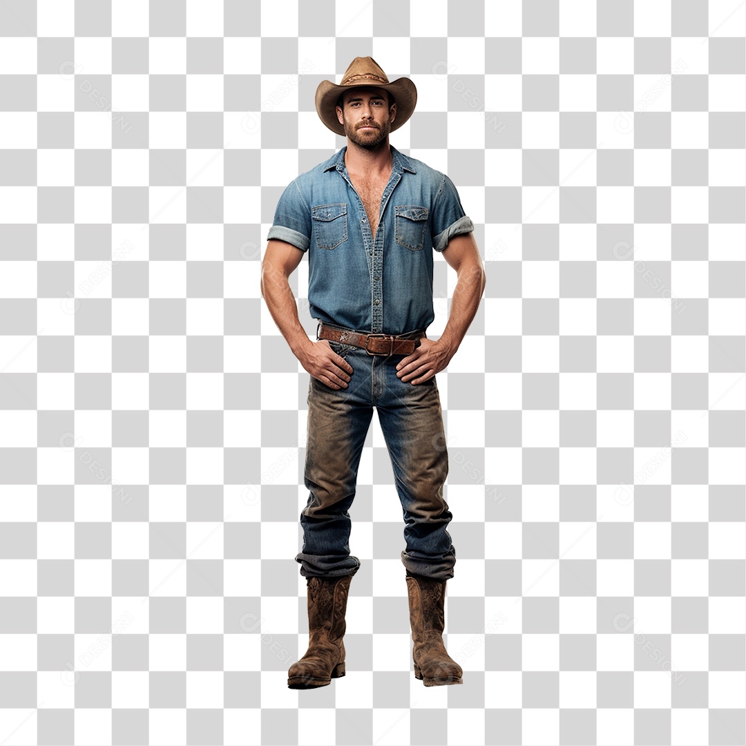 Homem Agricultor Fazenda PNG Transparente