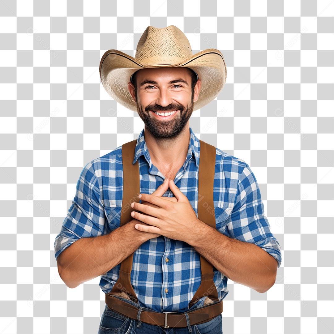 Homem Agricultor Fazenda PNG Transparente