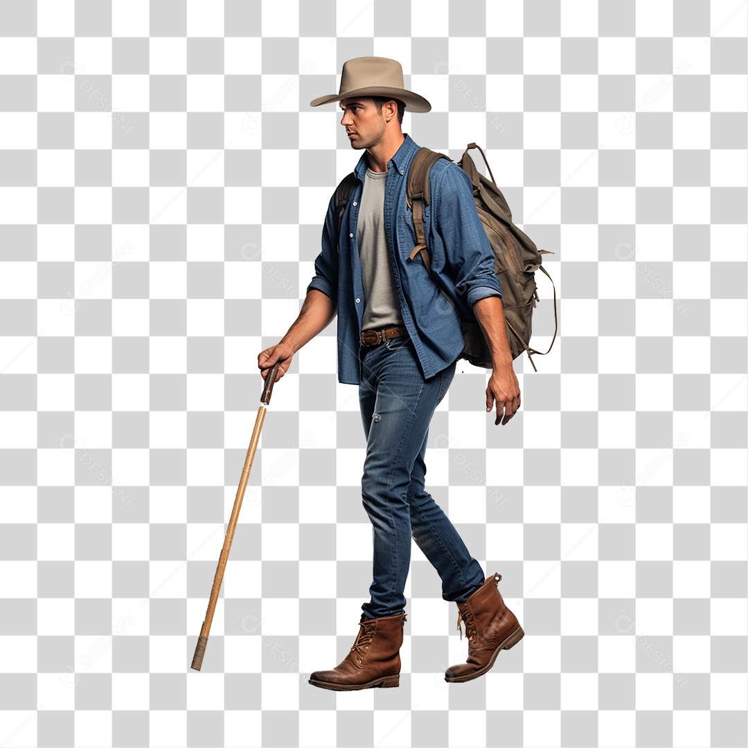 Homem Agricultor Fazenda PNG Transparente