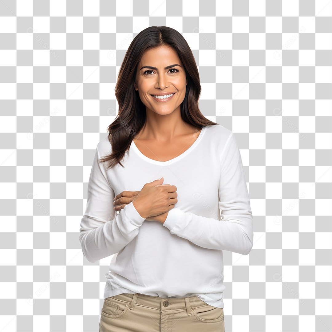 Mulher Mãe Sorrindo PNG Transparente