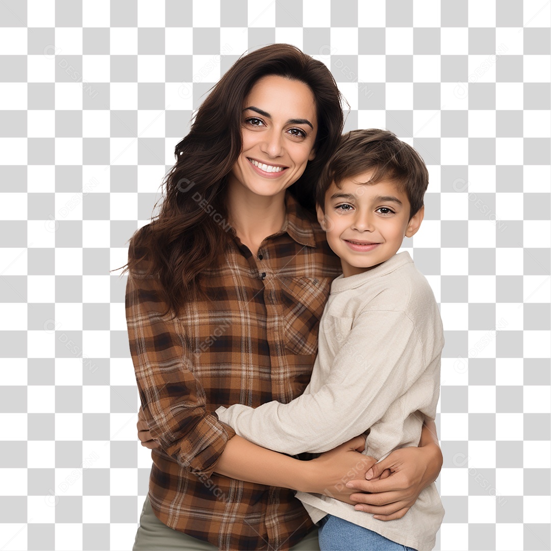 Mãe e Sua Filho PNG Transparente