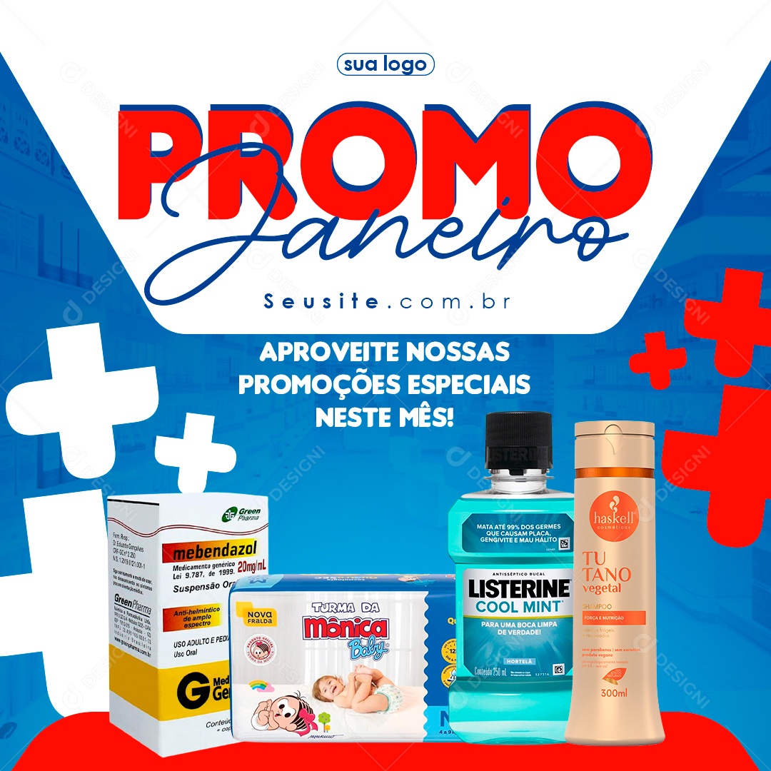 Promo Janeiro Aproveite nossas Promoções Especiais Social Media PSD Editável