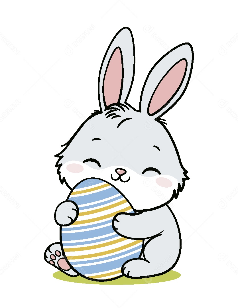 Coelho da Páscoa Ilustração Vetor EPS