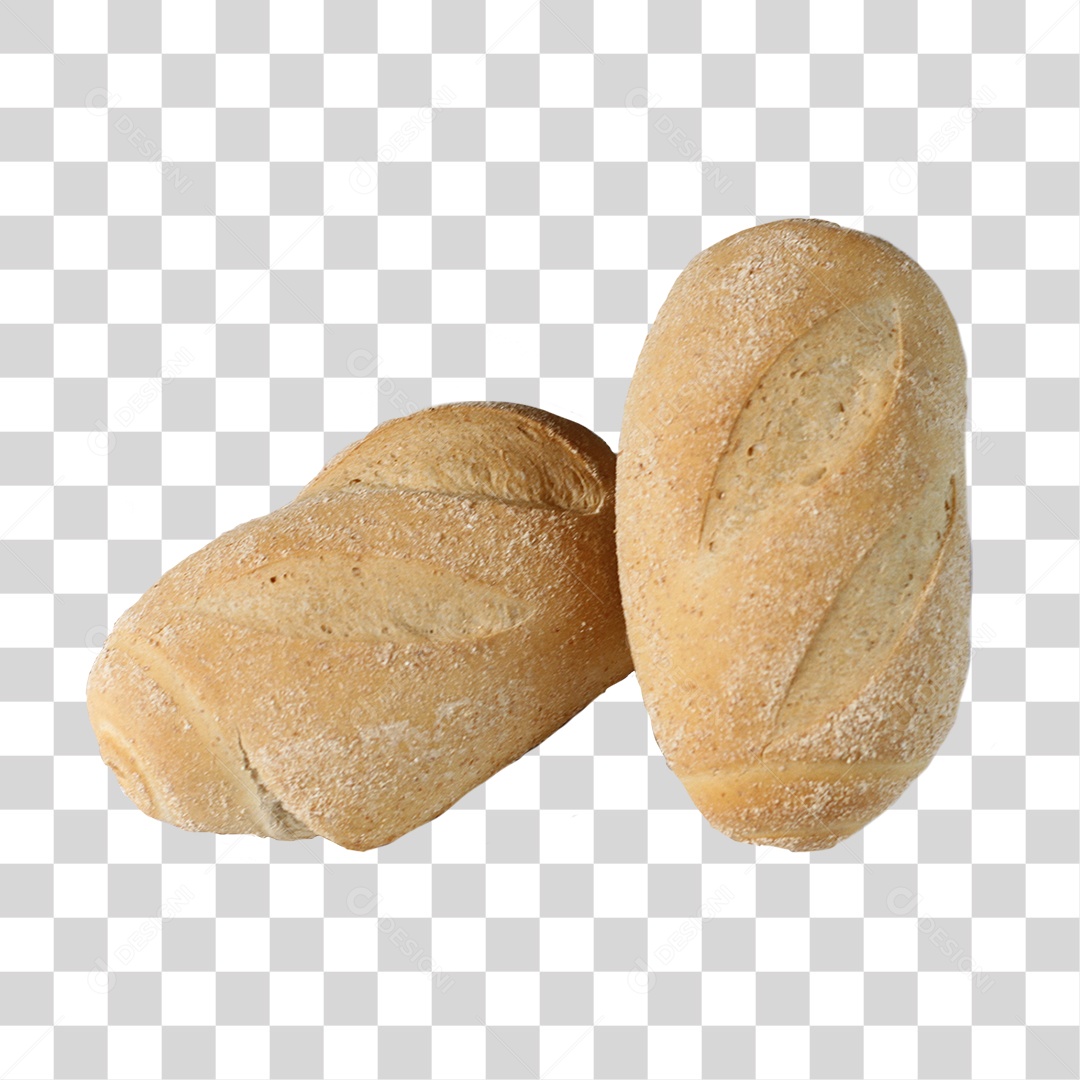 Pão Caseiro Assado PNG Transparente