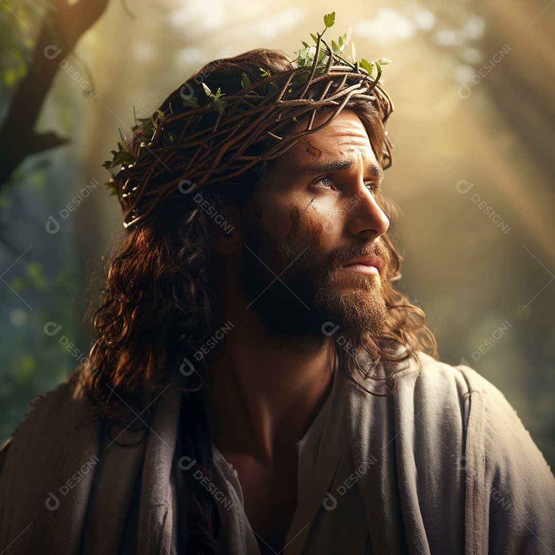 Retrato semelhante a Jesus Cristo