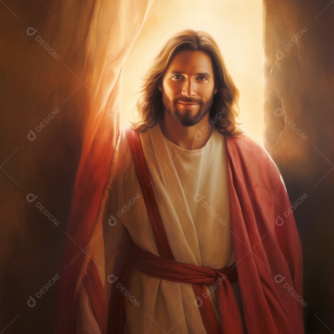 Retrato semelhante a Jesus Cristo