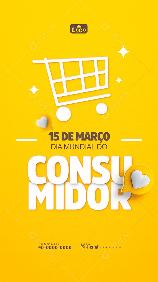 Story Dia Mundial do Consumidor 15 de Março Social Media PSD Editável