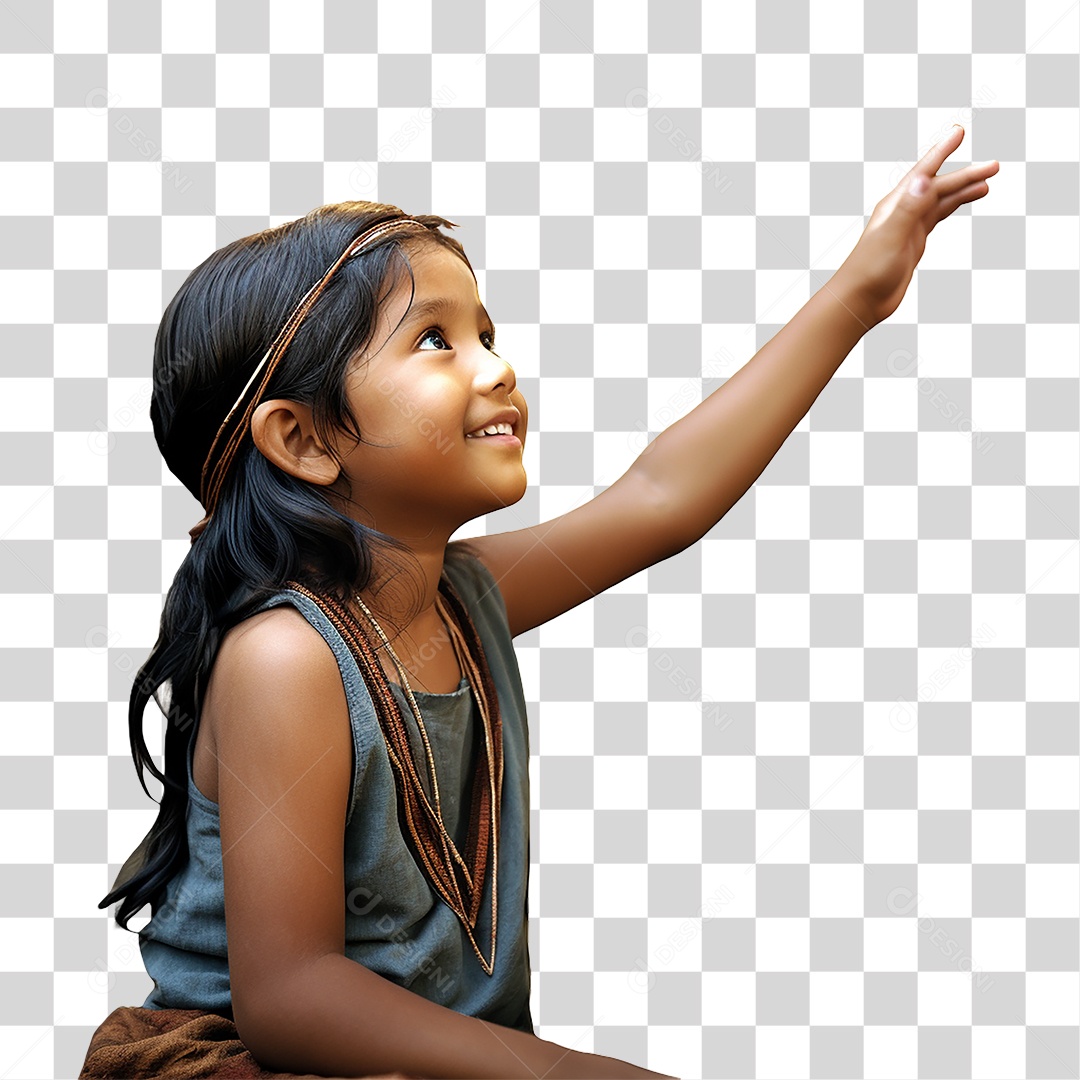 Menino Índio Cacique Indígenas PNG Transparente