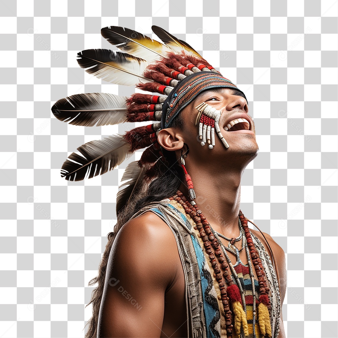 Índio Cacique Indígenas PNG Transparente