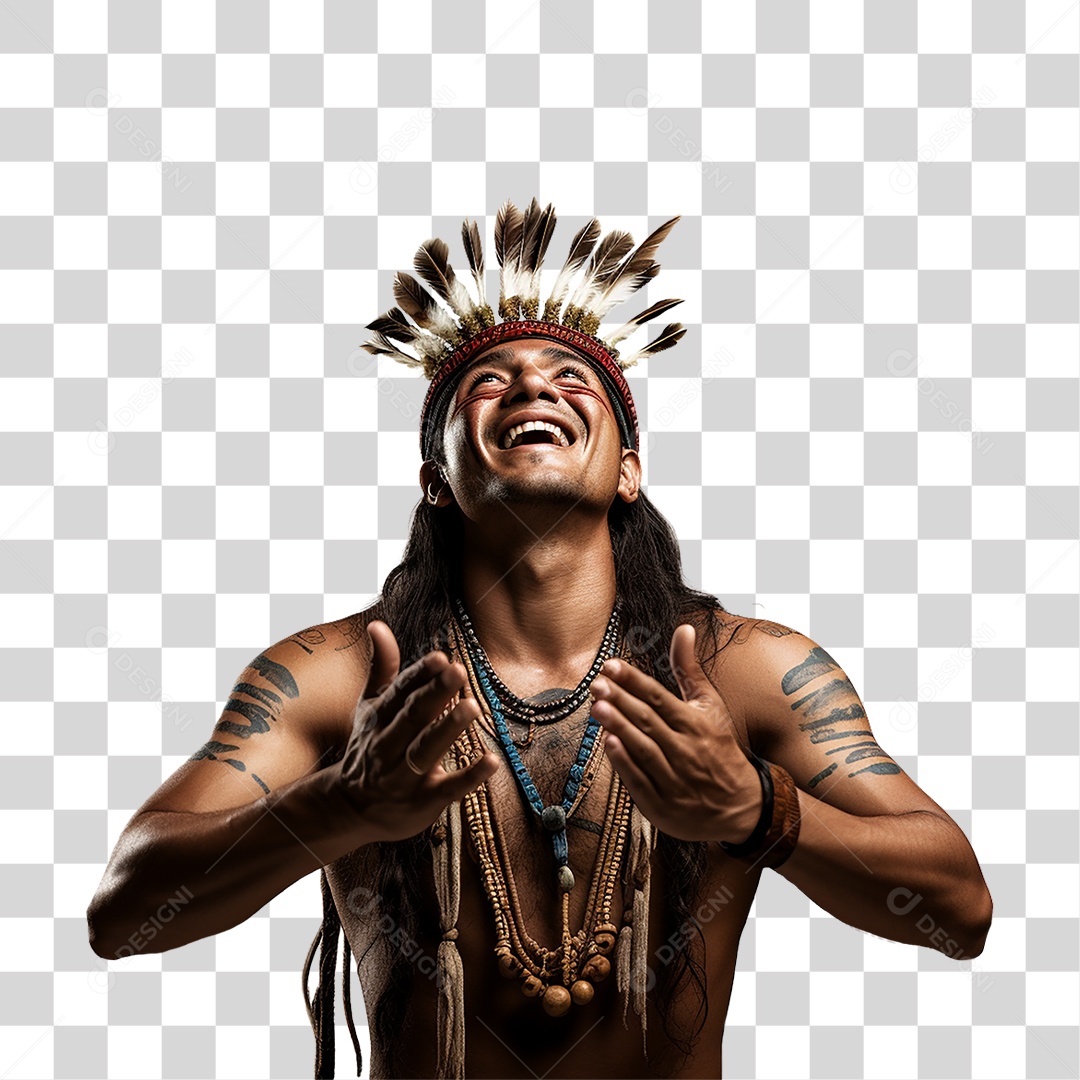 Índio Cacique Indígenas PNG Transparente