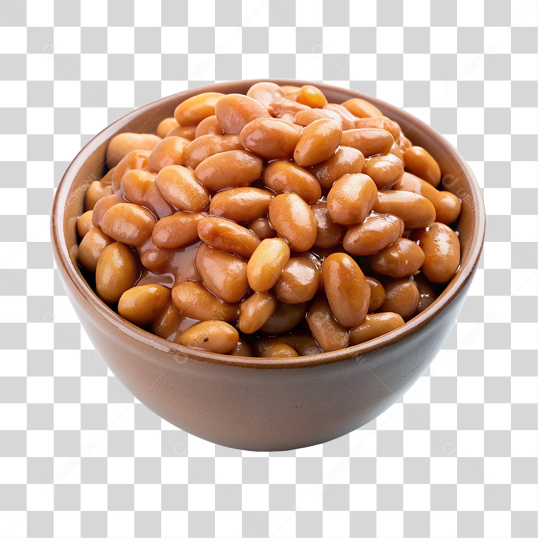 Tigela de Feijão PNG Transparente