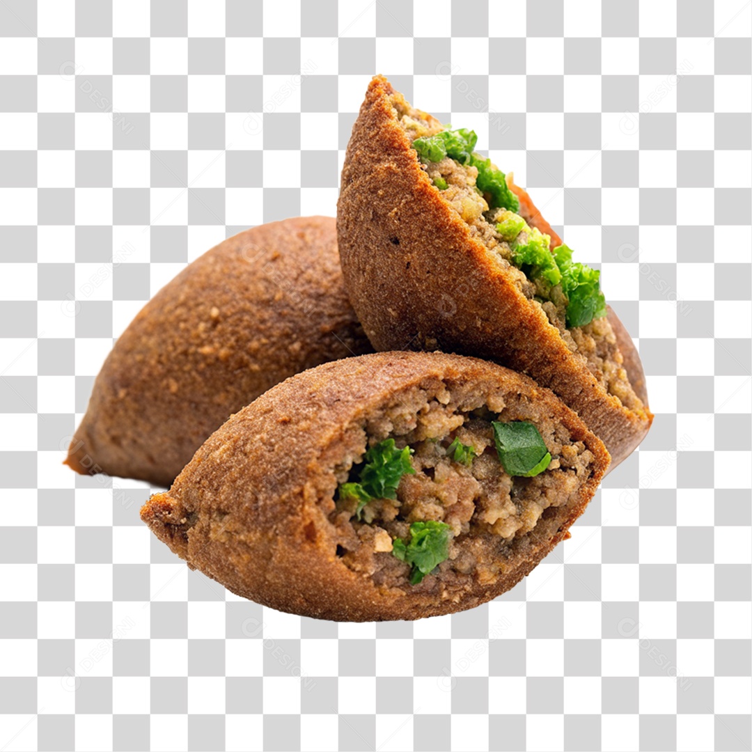 Quibe Frito Recheado PNG Transparente