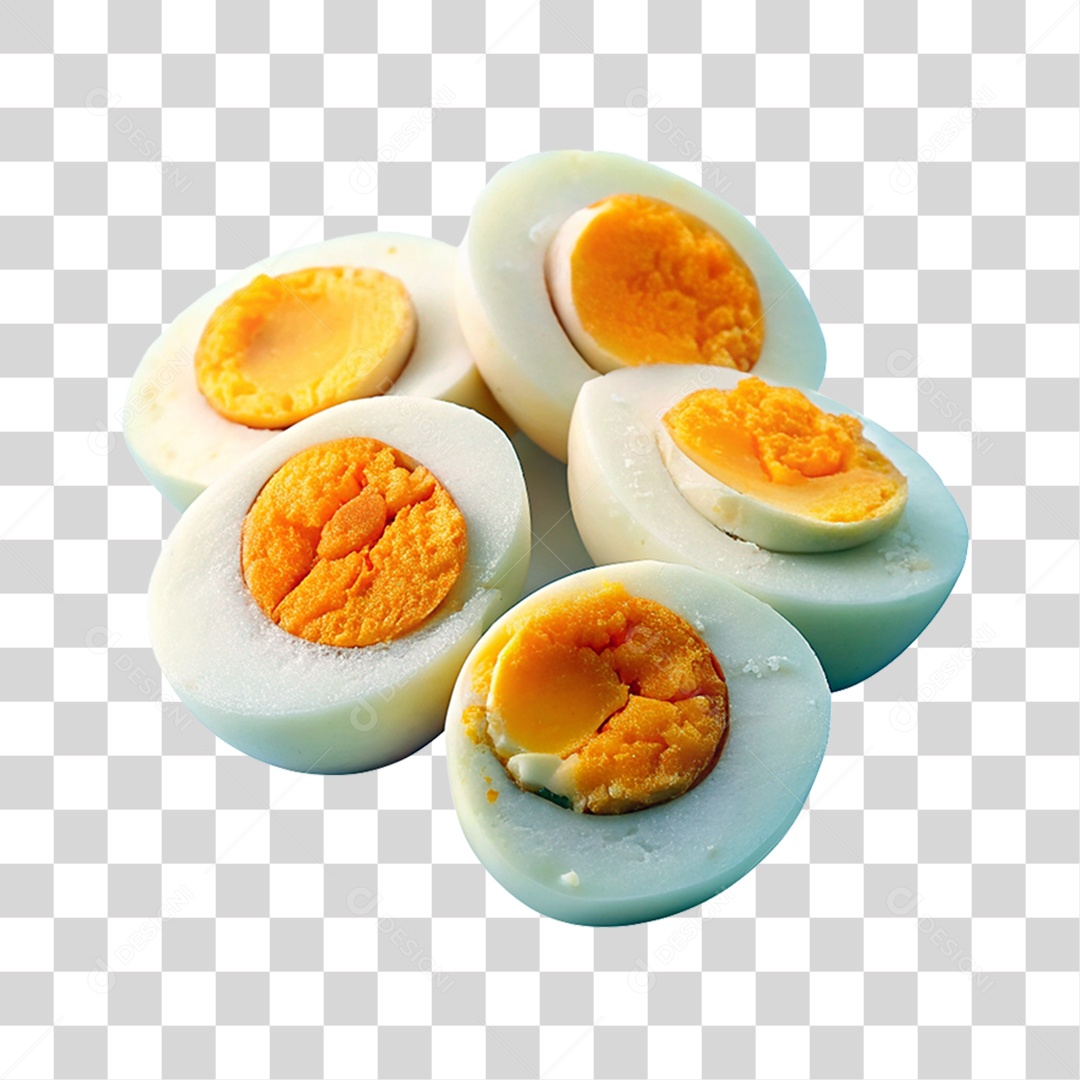 Ovos Cozidos PNG Transparente