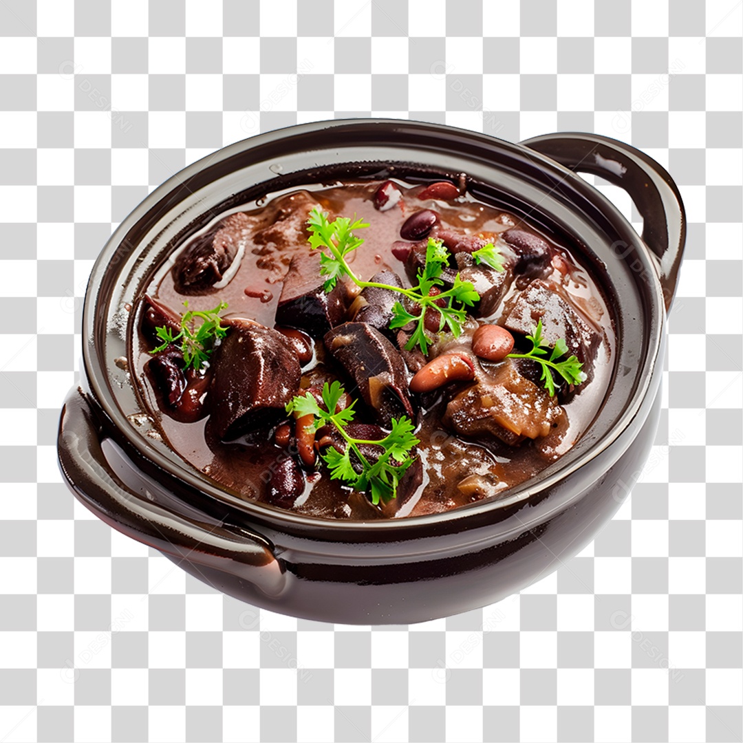 Feijoada em Panela de Barro PNG Transparente