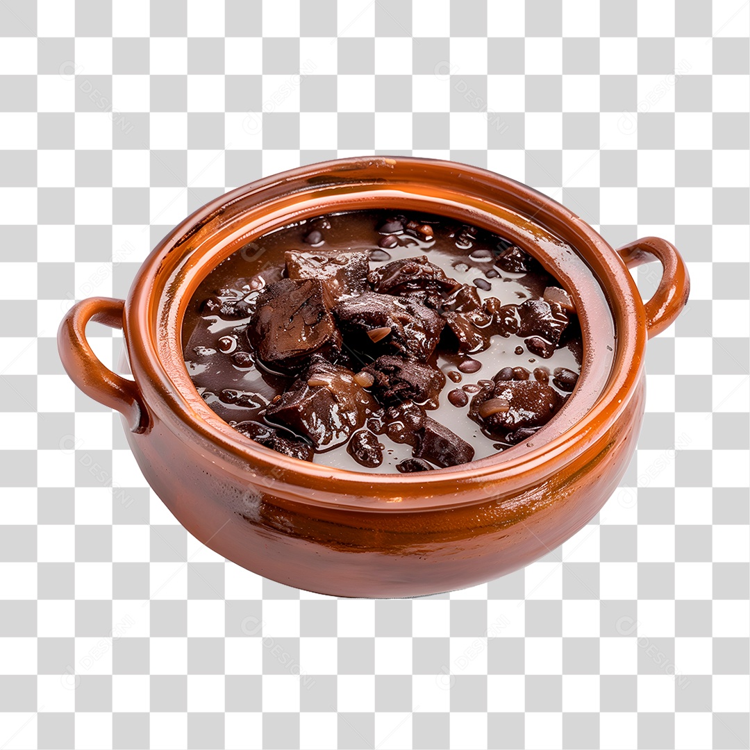 Feijoada em Panela de Barro PNG Transparente