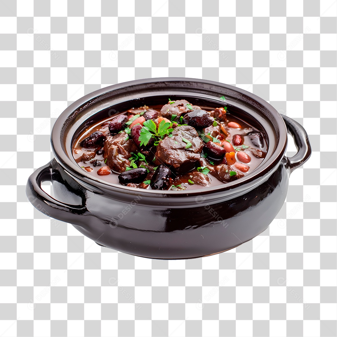 Feijoada em Panela de Barro PNG Transparente