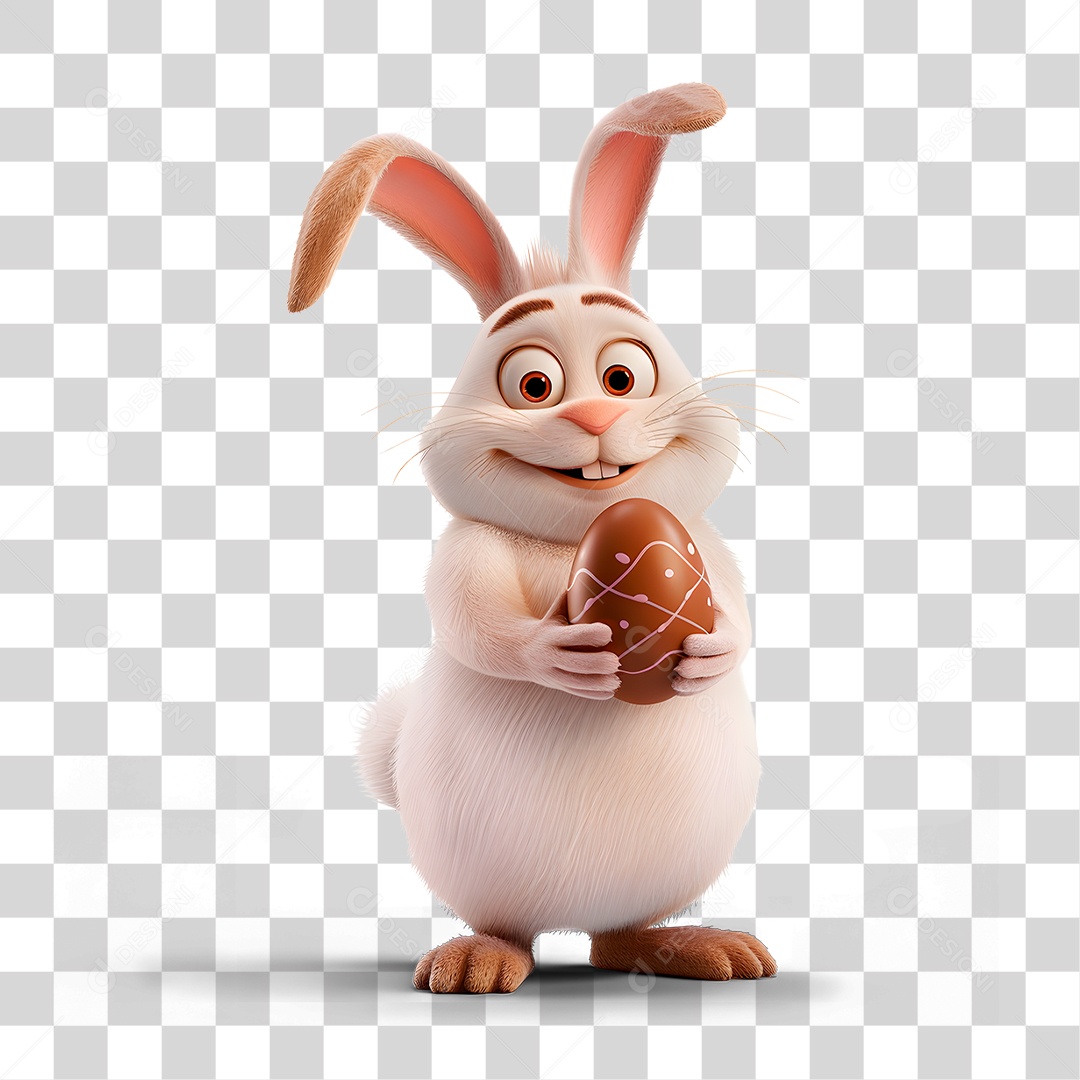 Coelho da Páscoa PNG Transparente