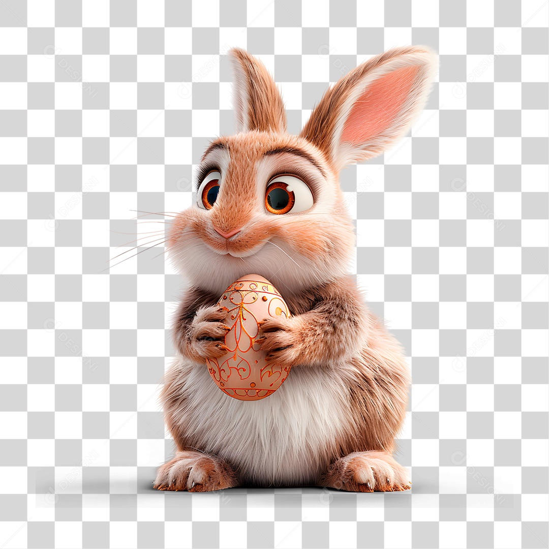 Coelho da Páscoa PNG Transparente