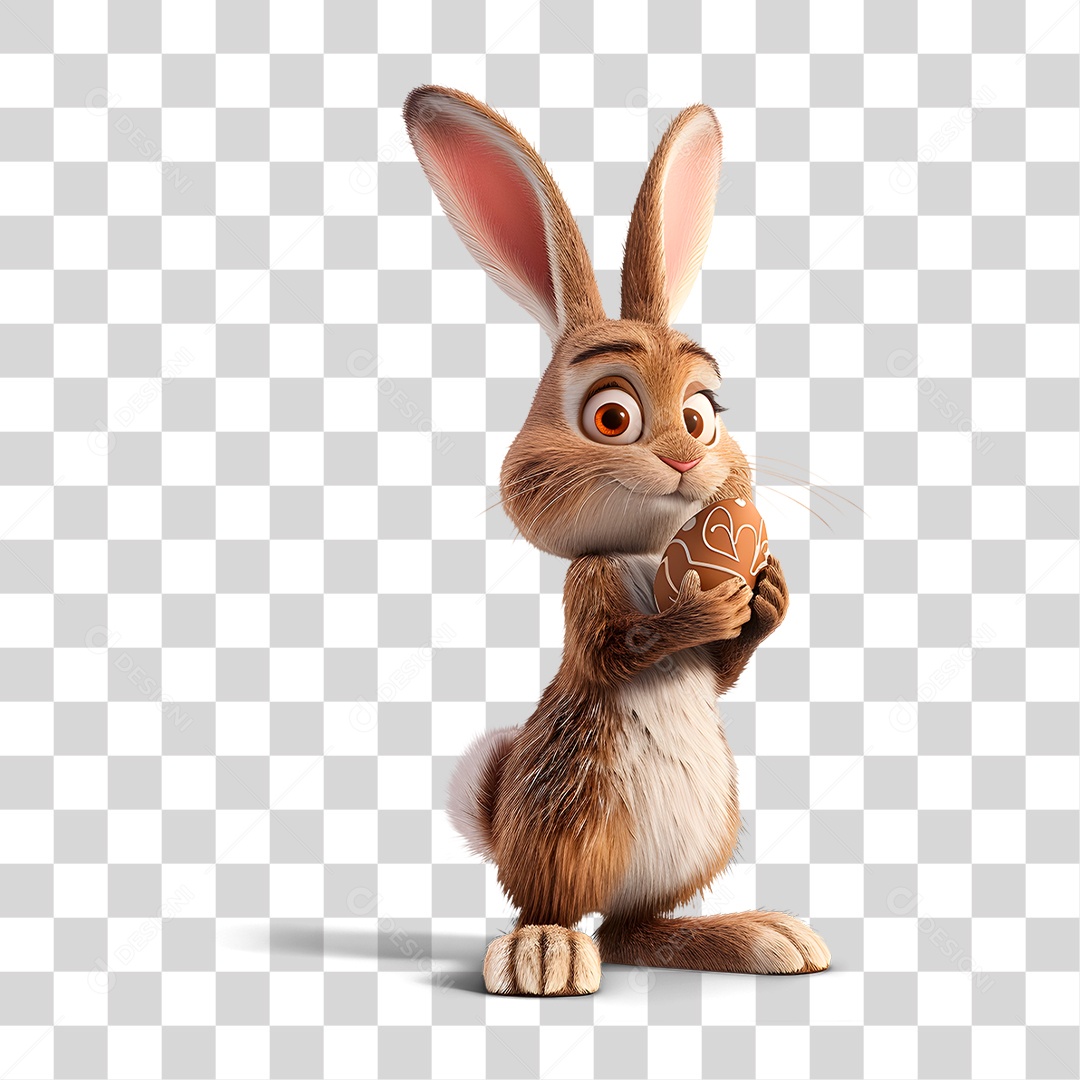 Coelho da Páscoa PNG Transparente