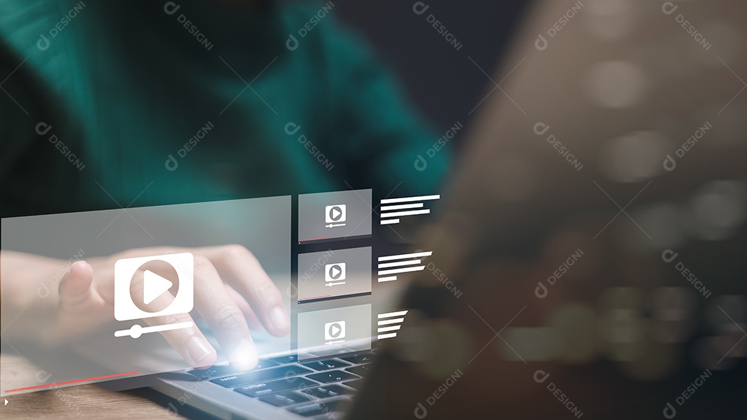 Conteúdo de vídeo na internet