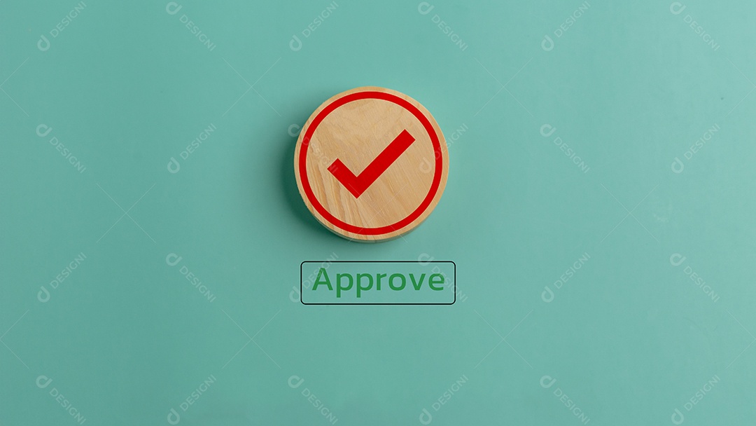 Wooden circle with verified drawing