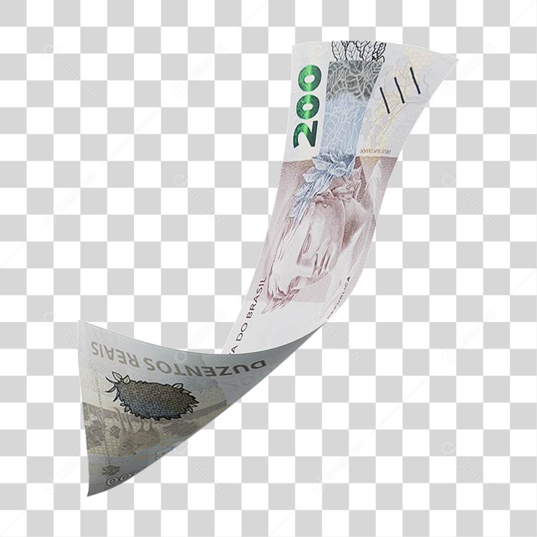 Notas Cédulas Dinheiro PNG Transparente