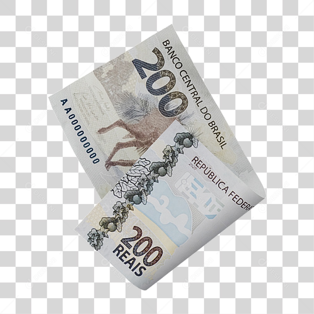 Notas Cédulas Dinheiro PNG Transparente