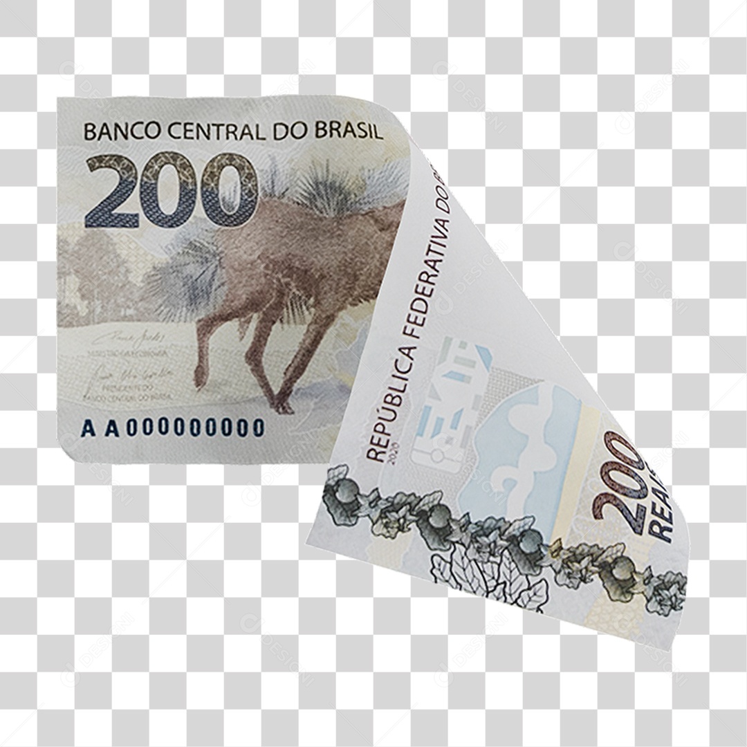 Notas Cédulas Dinheiro PNG Transparente