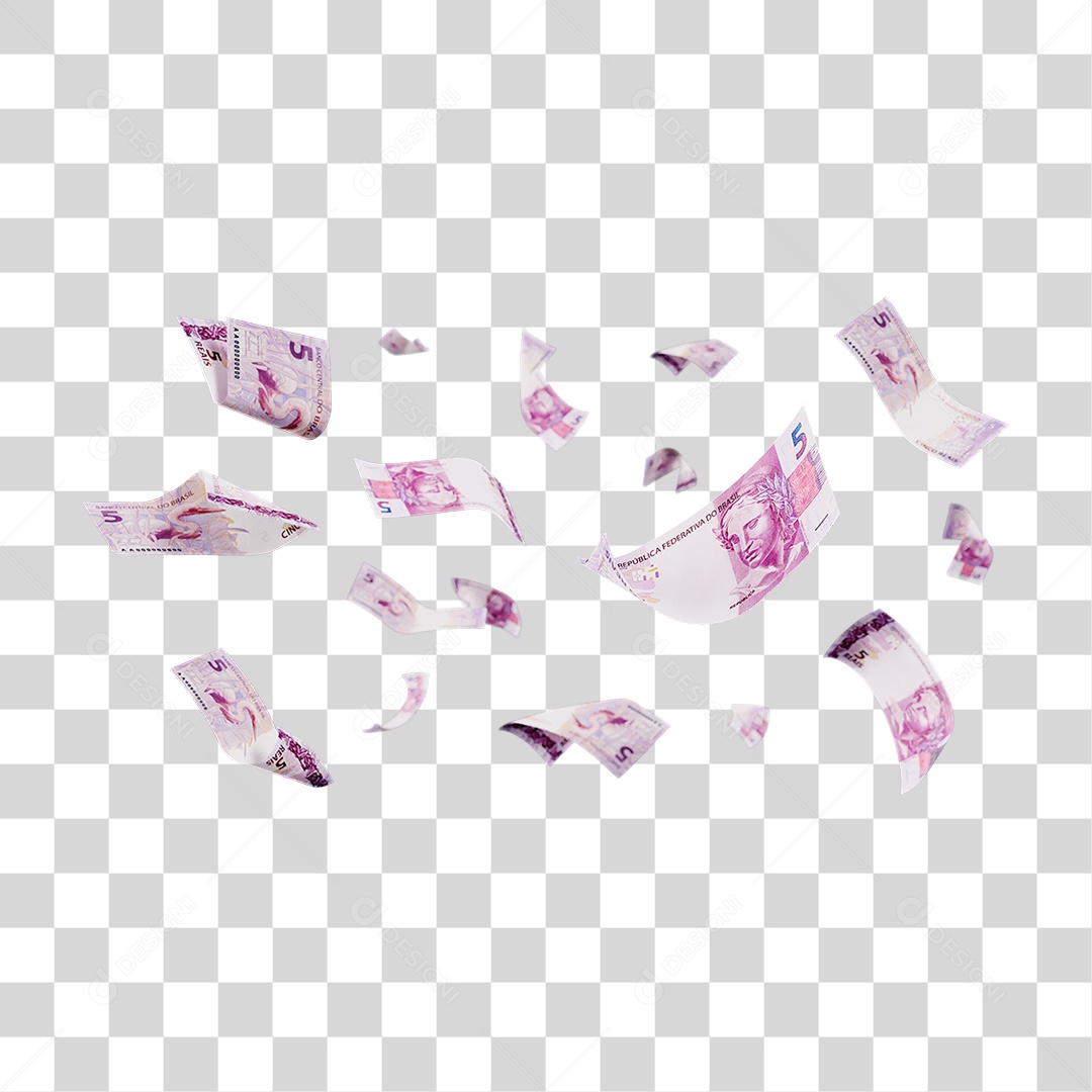 Notas Cédulas Dinheiro PNG Transparente