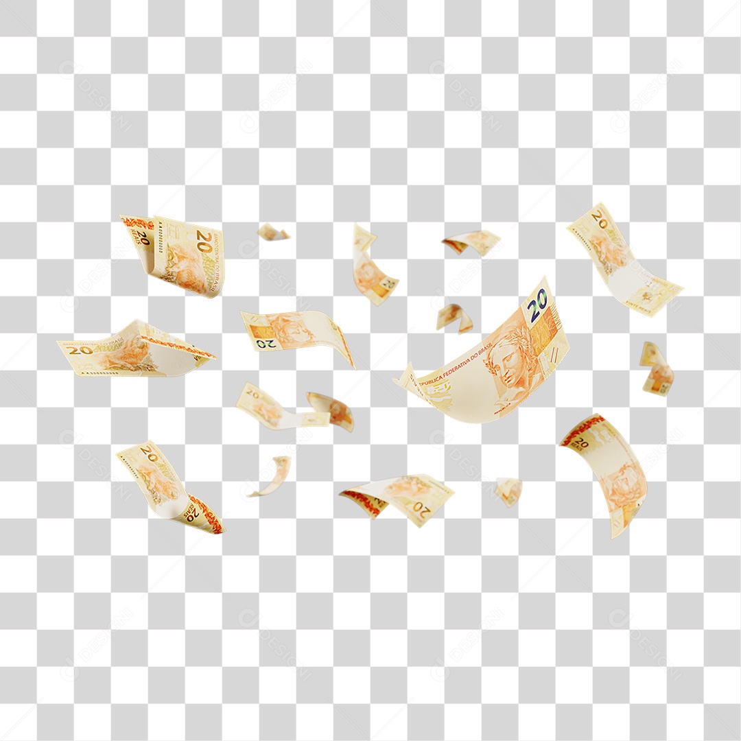 Notas Cédulas Dinheiro PNG Transparente