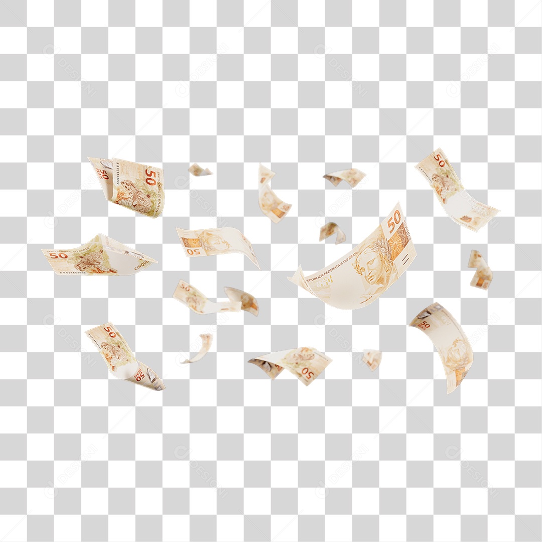 Notas Cédulas Dinheiro PNG Transparente