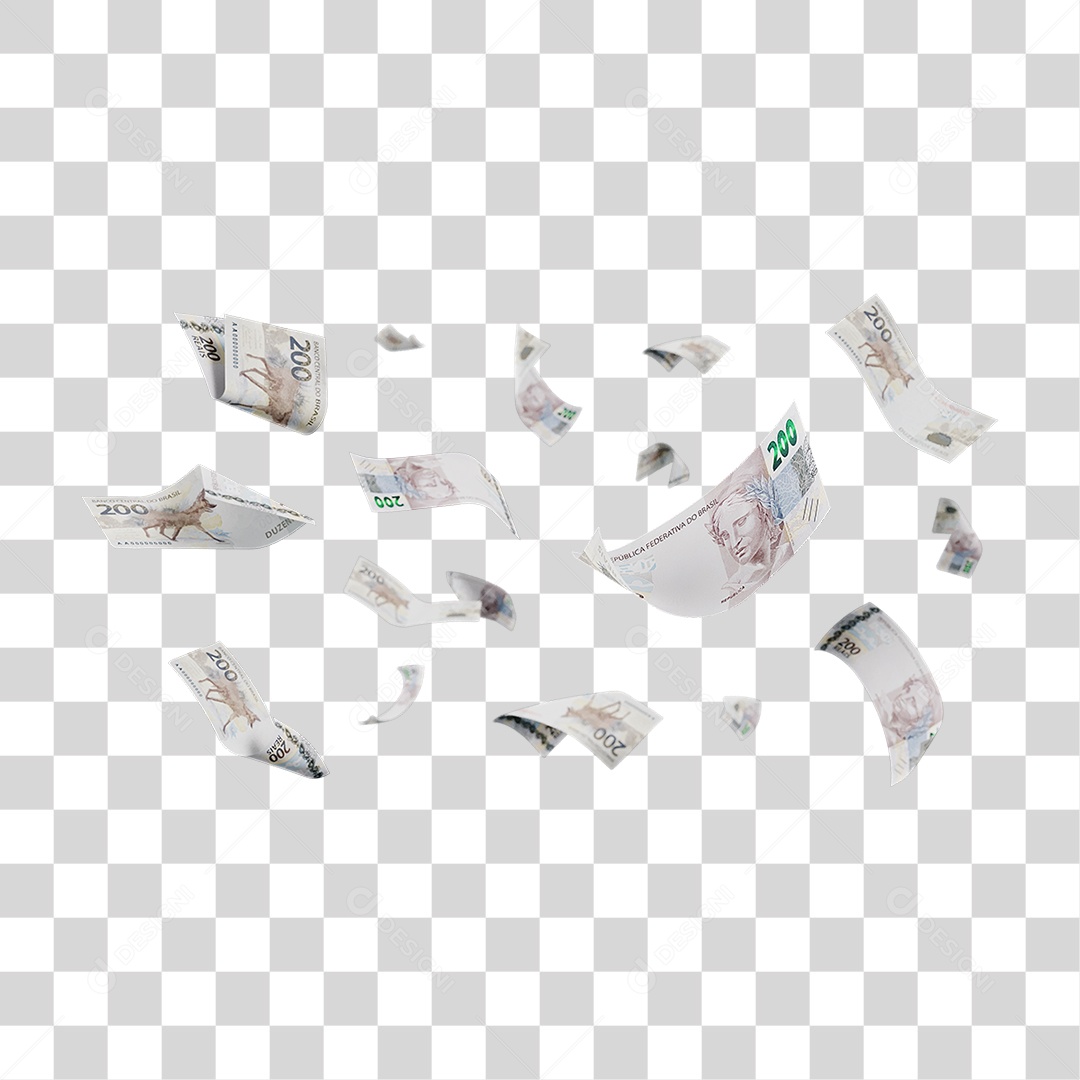 Notas Cédulas Dinheiro PNG Transparente