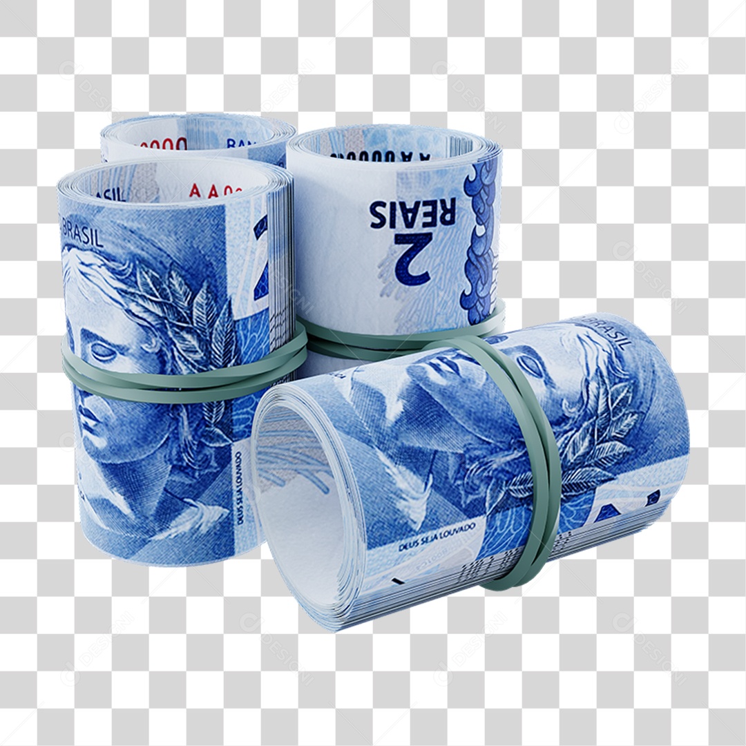 Notas Cédulas Dinheiro PNG Transparente