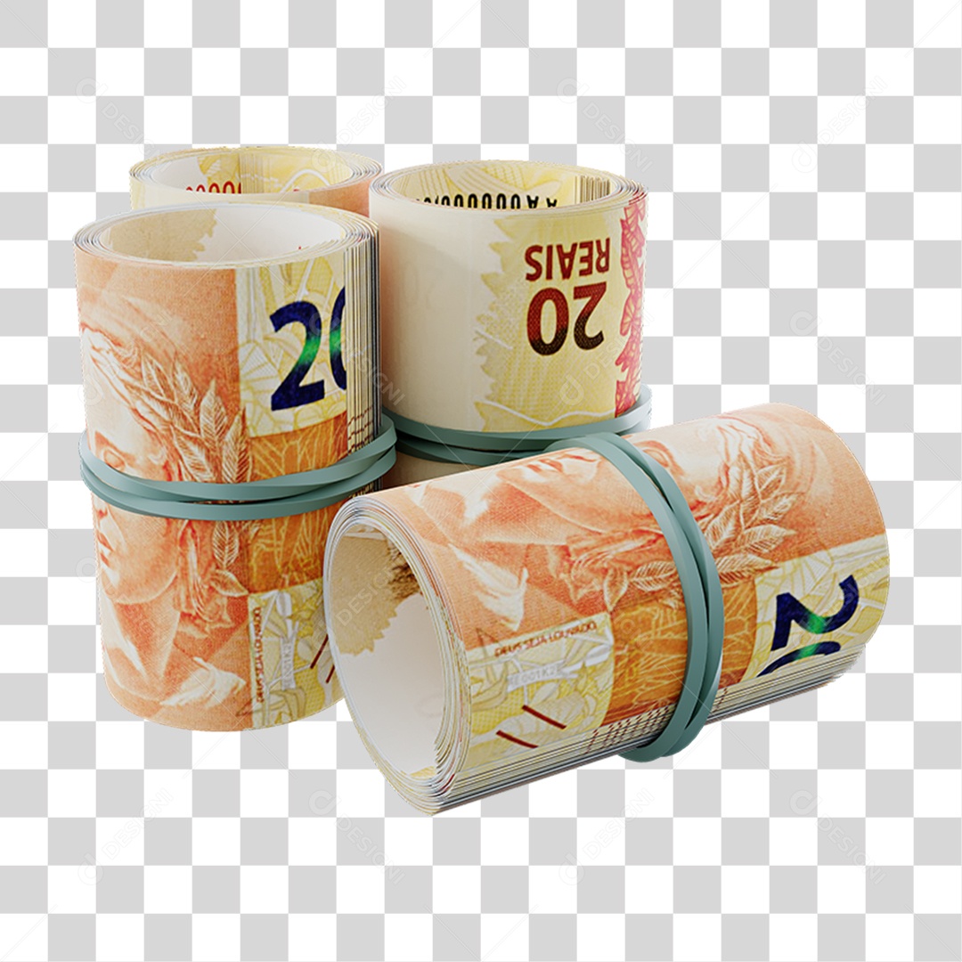 Notas Cédulas Dinheiro PNG Transparente