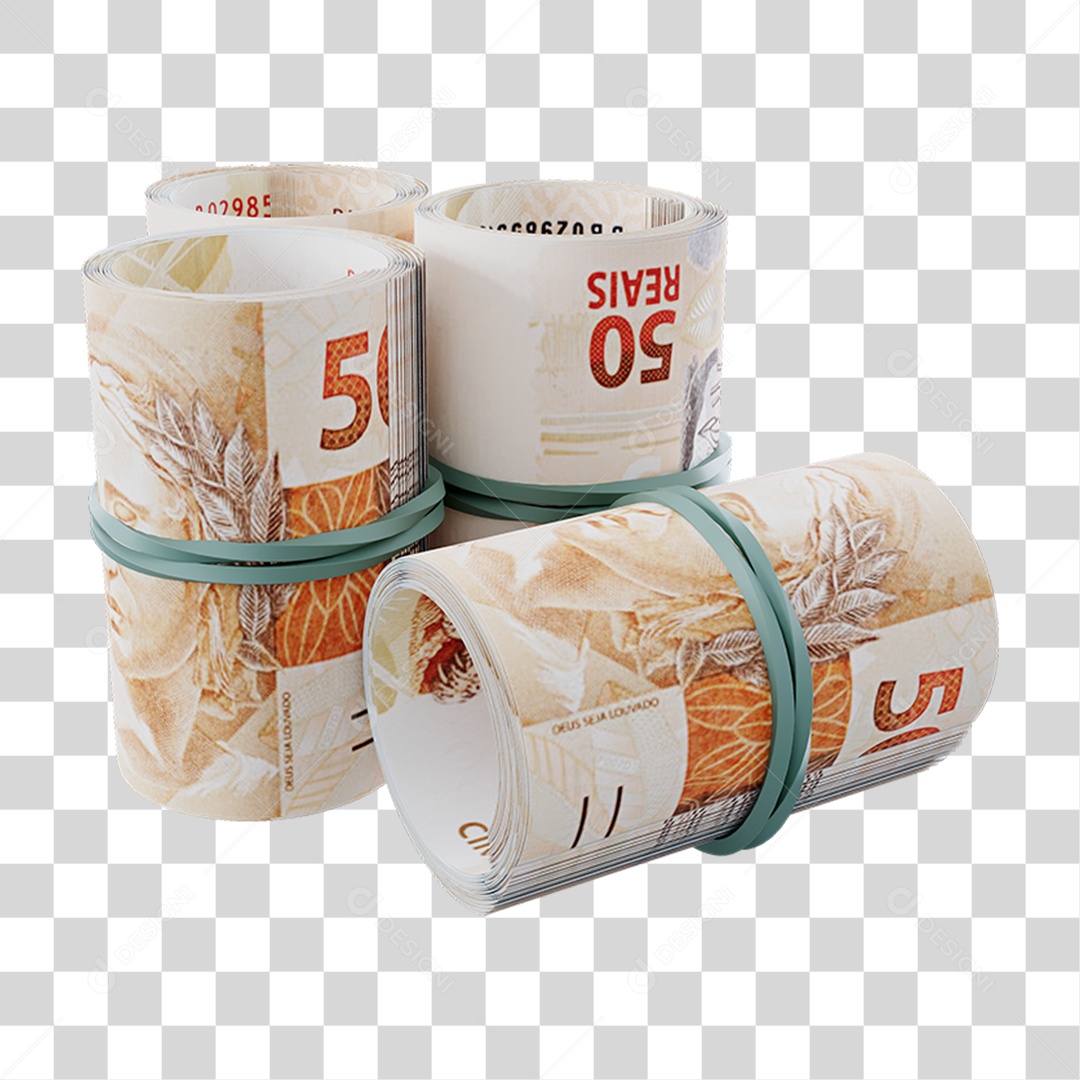 Notas Cédulas Dinheiro PNG Transparente