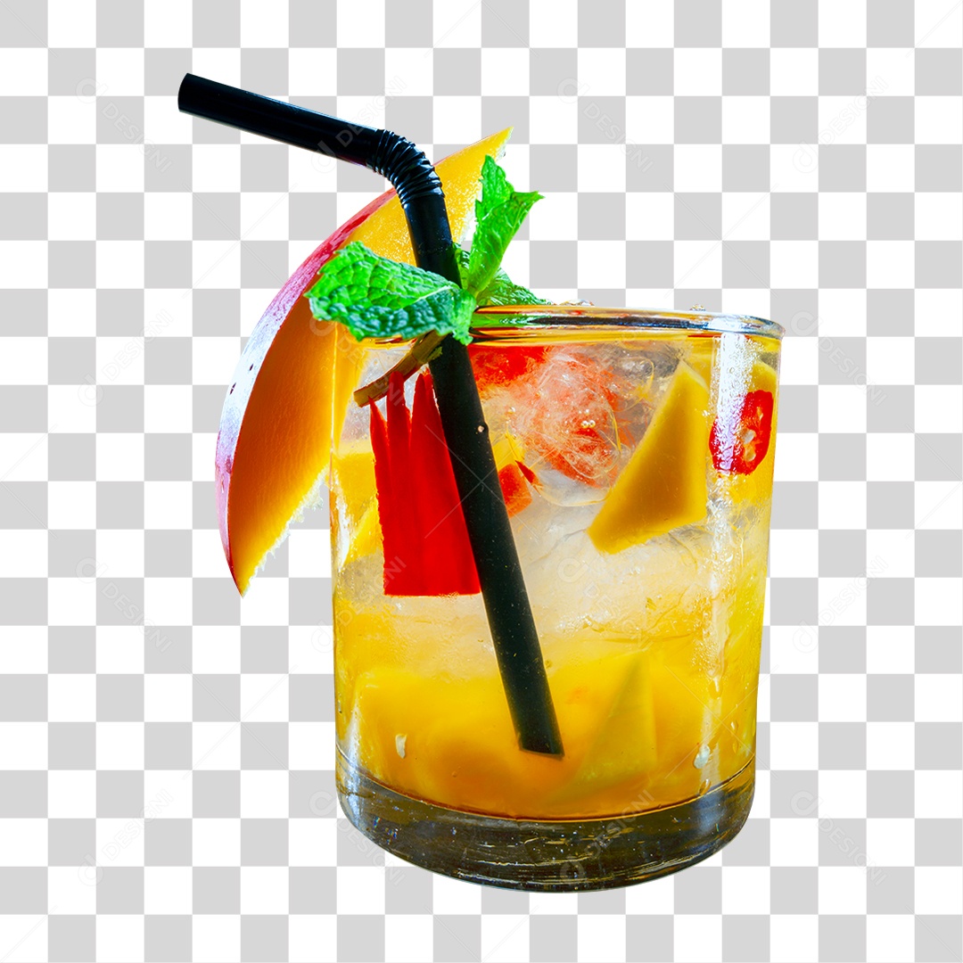 Coquetel de Laranja PNG Transparente