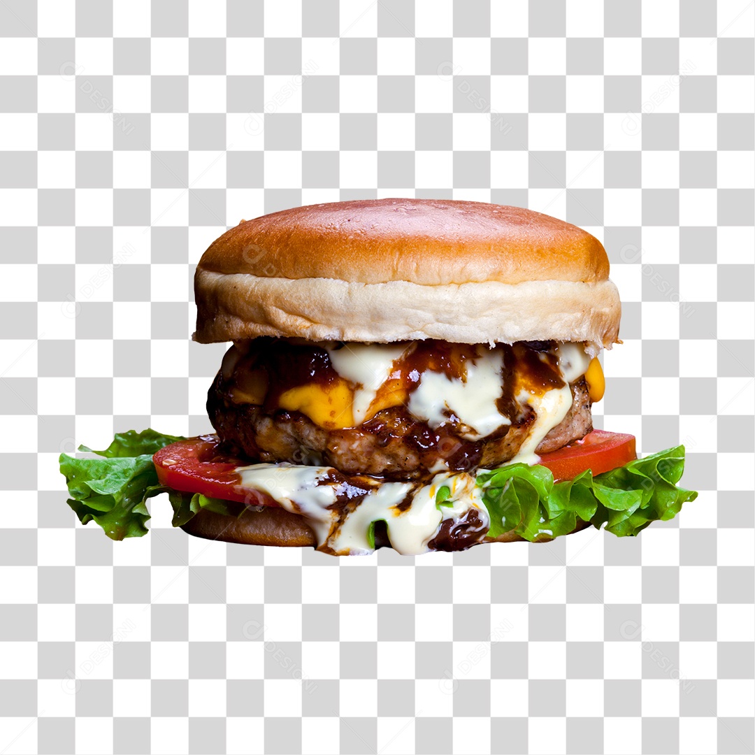 Hambúrguer PNG Transparente