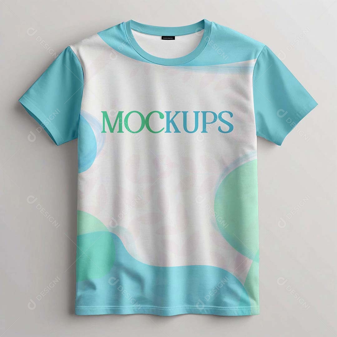 Mockup Camisa com Manga PSD Editável